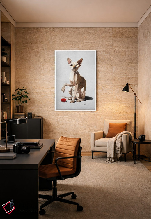 تابلو دکوراتیو فاجعه گربه ای ۲ اثر راب اسنو - D6W