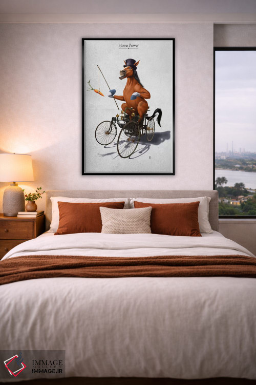 تابلو دکوراتیو قدرت اسب اثر راب اسنو - D5B