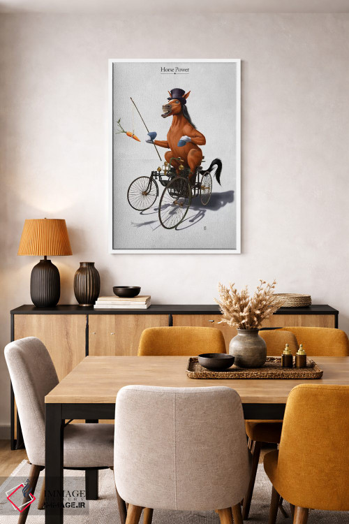 تابلو دکوراتیو قدرت اسب اثر راب اسنو - D6W