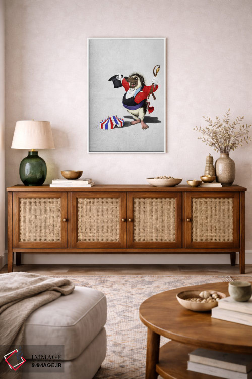 تابلو دکوراتیو بی قرار اجرا شدن ۲ اثر راب اسنو - D2W