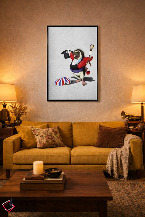 تابلو دکوراتیو بی قرار اجرا شدن ۲ اثر راب اسنو - D5B