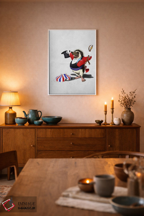 تابلو دکوراتیو بی قرار اجرا شدن ۲ اثر راب اسنو - D6W