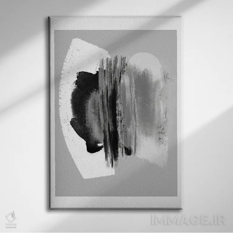 تابلو مینیمال دیپ الم اثر جورج روزالی - نمای روبهرو روی دیوار
