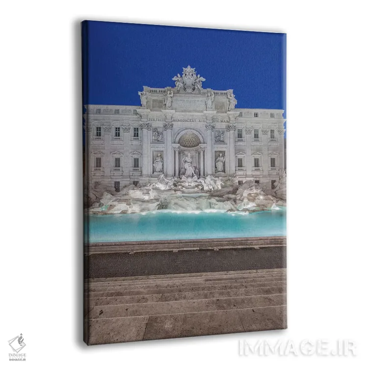 تابلو دکوراتیو Rome, Trevi Fountain at dawn,ایتالیا، رم، فواره تروی در سپیده… اثر راب تیلی - نمای پرسپکتیو محصول