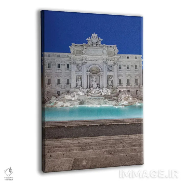 تابلو دکوراتیو Rome, Trevi Fountain at dawn,ایتالیا، رم، فواره تروی در سپیده… اثر راب تیلی - نمای پرسپکتیو محصول
