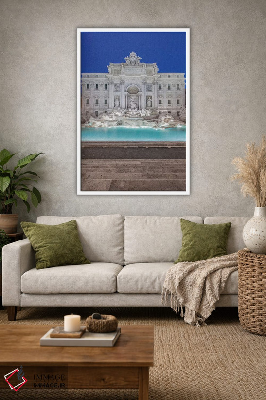 تابلو دکوراتیو Rome, Trevi Fountain at dawn,ایتالیا، رم، فواره تروی در سپیده… اثر راب تیلی - D1W