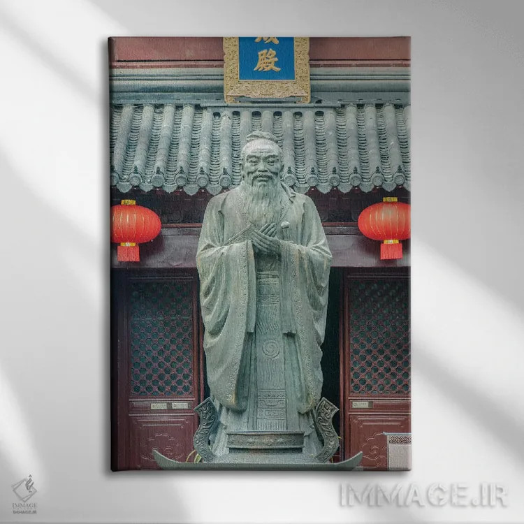 تابلو دکوراتیو Jiansu, Nanjing. Confucius Temple . This is the largest statue… اثر راب تیلی - نمای روبهرو روی دیوار