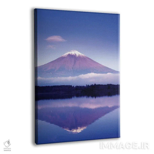تابلو دکوراتیو Lake Motosu, Yamanashi Prefecture, Japan,بازتاب کوه فوجی، دریا… اثر راب تیلی - نمای پرسپکتیو محصول