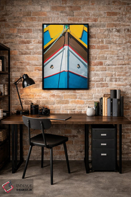 تابلو دکوراتیو Marsaxlokk, Traditional Fishing Boat Detail II,مالت، مرزاکسلوک… اثر راب تیلی - D5B