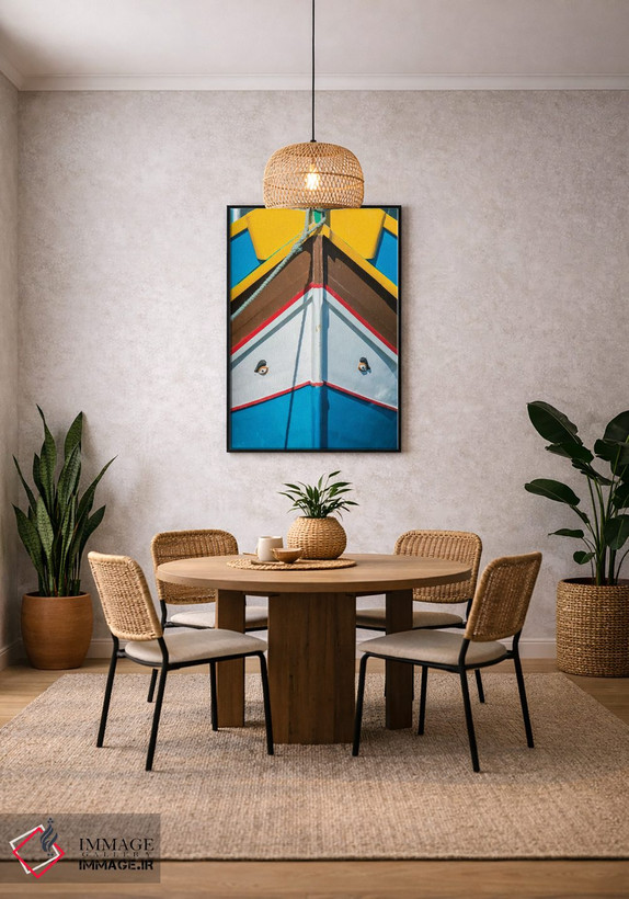 تابلو دکوراتیو Marsaxlokk, Traditional Fishing Boat Detail II,مالت، مرزاکسلوک… اثر راب تیلی - D6B