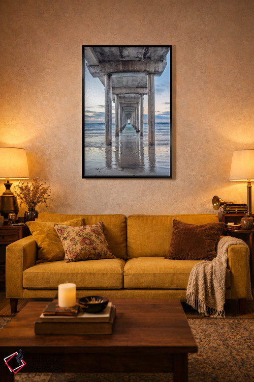 تابلو دکوراتیو Ellen Browning Scripps Memorial Pier, La Jolla, San Diego, Cal… اثر راب تیلی - D5B