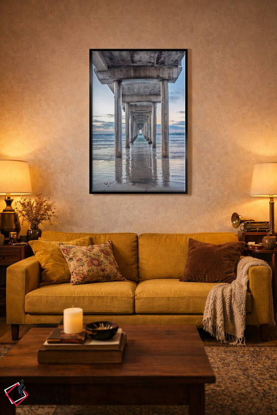 تابلو دکوراتیو Ellen Browning Scripps Memorial Pier, La Jolla, San Diego, Cal… اثر راب تیلی - D5B
