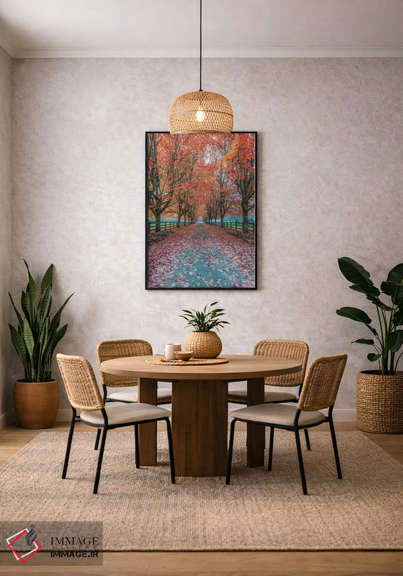 تابلو دکوراتیو Washington State, Snoqualmie. Autumn country lane.,آمریکا، ایا… اثر راب تیلی - D4B
