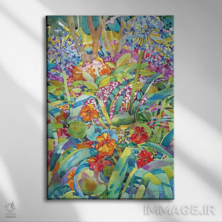 تابلو دکوراتیو مرز کارمل اثر سوزان ئی. راوتلیج - نمای روبهرو روی دیوار