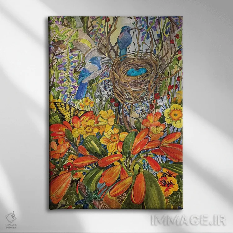 تابلو دکوراتیو تجدید اثر سوزان ئی. راوتلیج - نمای روبهرو روی دیوار