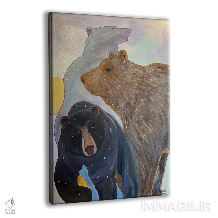 تابلو دکوراتیو به سختی قابل تشخیص اثر سوزان ئی. راوتلیج - نمای پرسپکتیو محصول