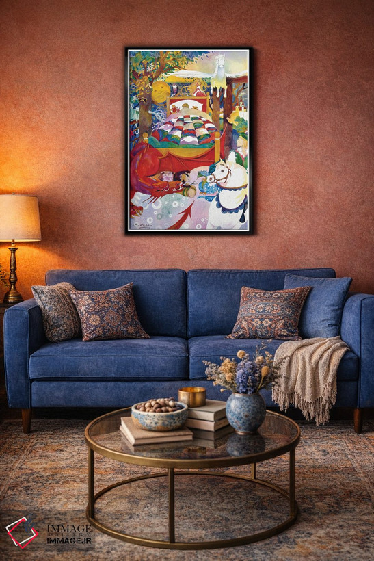 تابلو دکوراتیو از نگاه یک کودک اثر سوزان ئی. راوتلیج - D5B