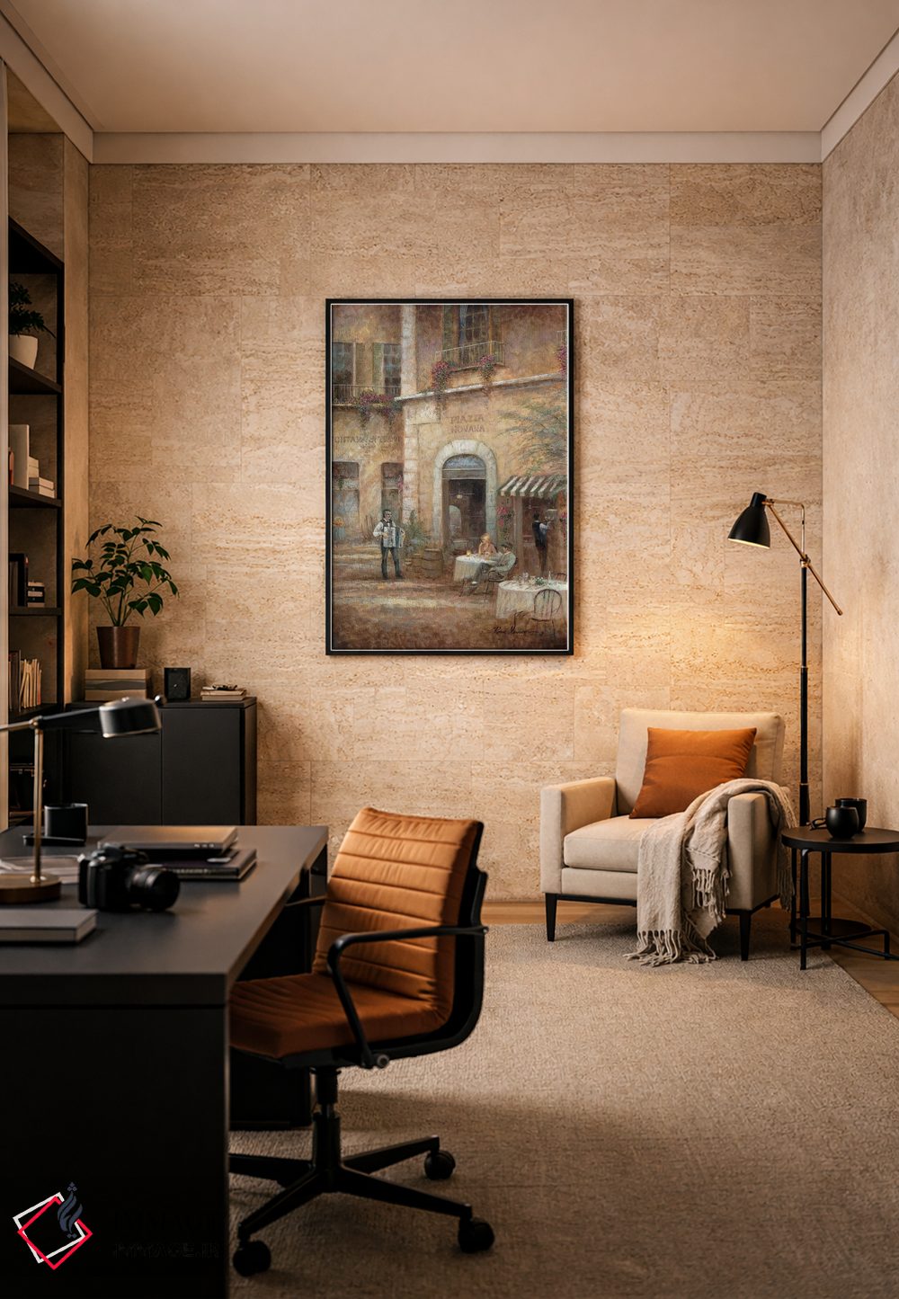 تابلو دکوراتیو راپسودی عشق اثر روئن منینگ - D6B