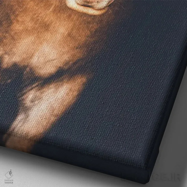 تابلو دکوراتیو بلژیکی اثر روپا ساتون - نمای نزدیک بافت بوم