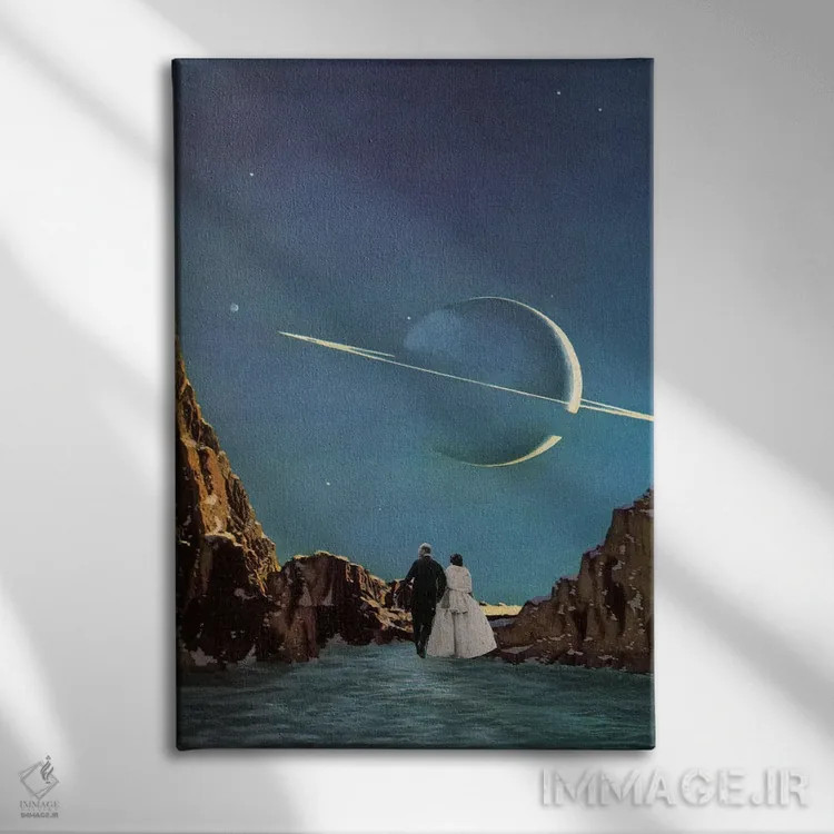 تابلو دکوراتیو فلات ها اثر ریچارد وروجز - نمای روبهرو روی دیوار