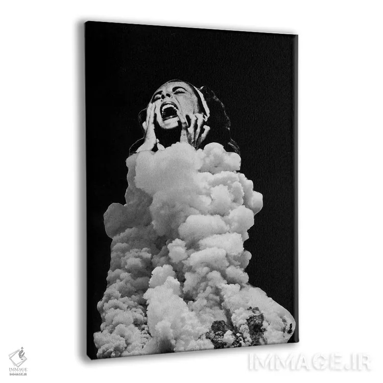 تابلو دکوراتیو فروپاشی اثر ریچارد وروجز - نمای پرسپکتیو محصول