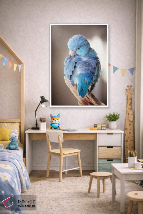 تابلو دکوراتیو آبی های بید اثر روپا ساتون - D1W