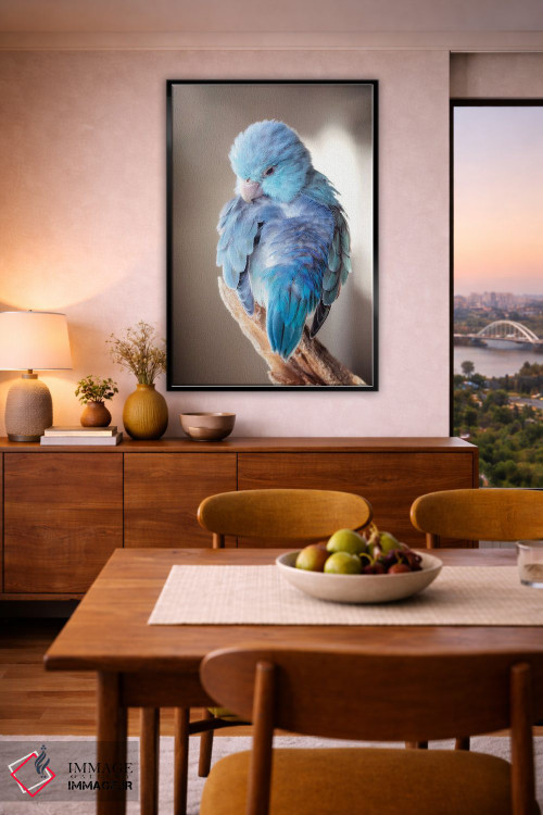 تابلو دکوراتیو آبی های بید اثر روپا ساتون - D6B