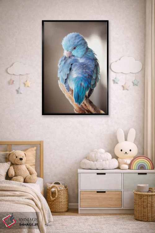 تابلو دکوراتیو آبی های بید اثر روپا ساتون - D5B