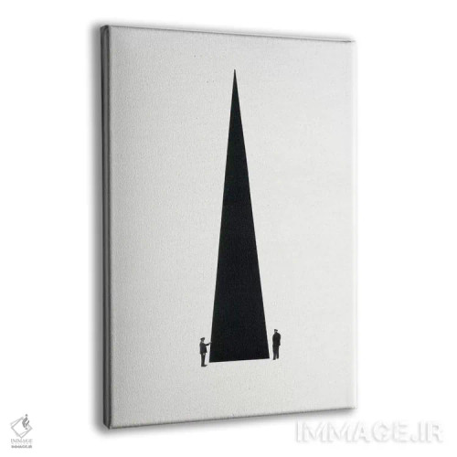 تابلو مینیمال بنای یادبود اثر ریچارد وروجز - نمای پرسپکتیو محصول