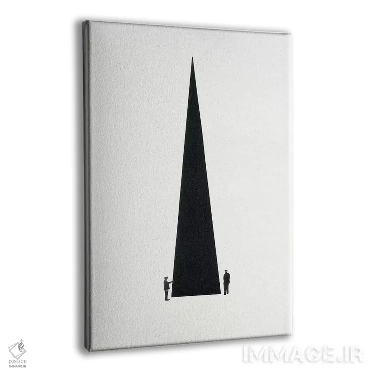 تابلو مینیمال بنای یادبود اثر ریچارد وروجز - نمای پرسپکتیو محصول