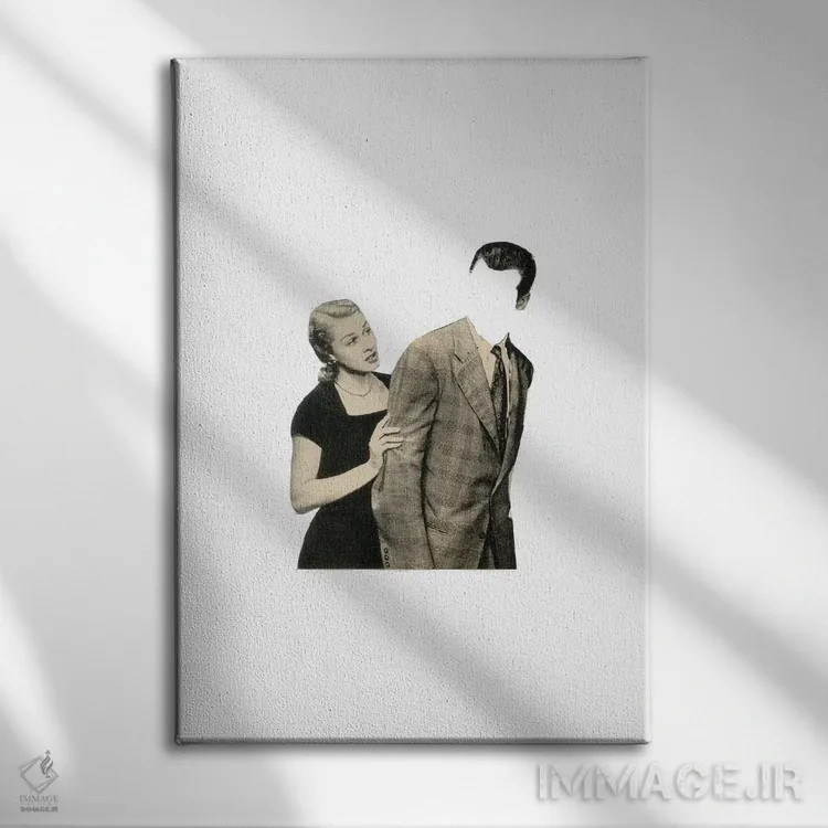 تابلو دکوراتیو قرار ملاقات کور اثر ریچارد وروجز - نمای روبهرو روی دیوار