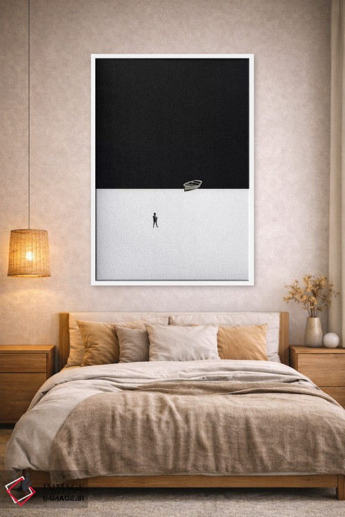 تابلو مینیمال لب ساحل اثر ریچارد وروجز - D2W