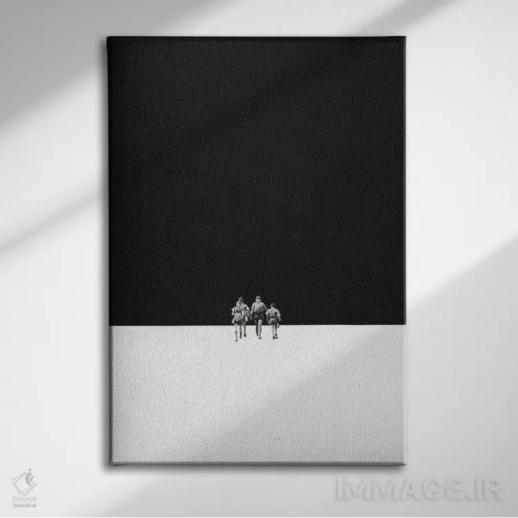 تابلو دکوراتیو دشت پهناور باز اثر ریچارد وروجز - نمای روبهرو روی دیوار