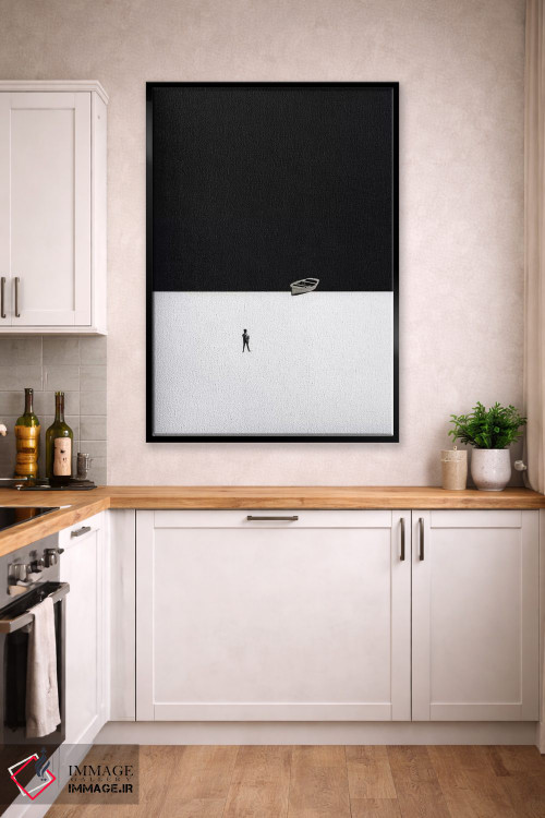 تابلو مینیمال لب ساحل اثر ریچارد وروجز - D3B