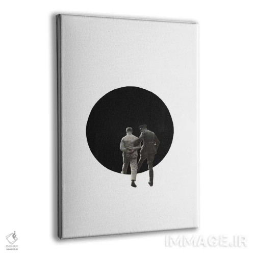 تابلو دکوراتیو رژه به سوی پرتگاه اثر ریچارد وروجز - نمای پرسپکتیو محصول