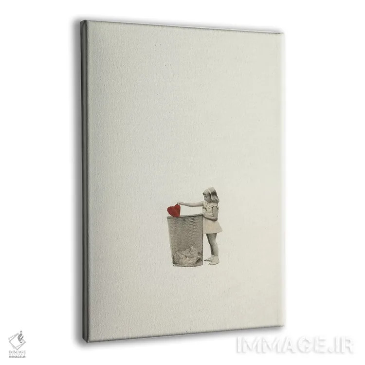 تابلو دکوراتیو اشیا گم شده و پیدا شده اثر ریچارد وروجز - نمای پرسپکتیو محصول