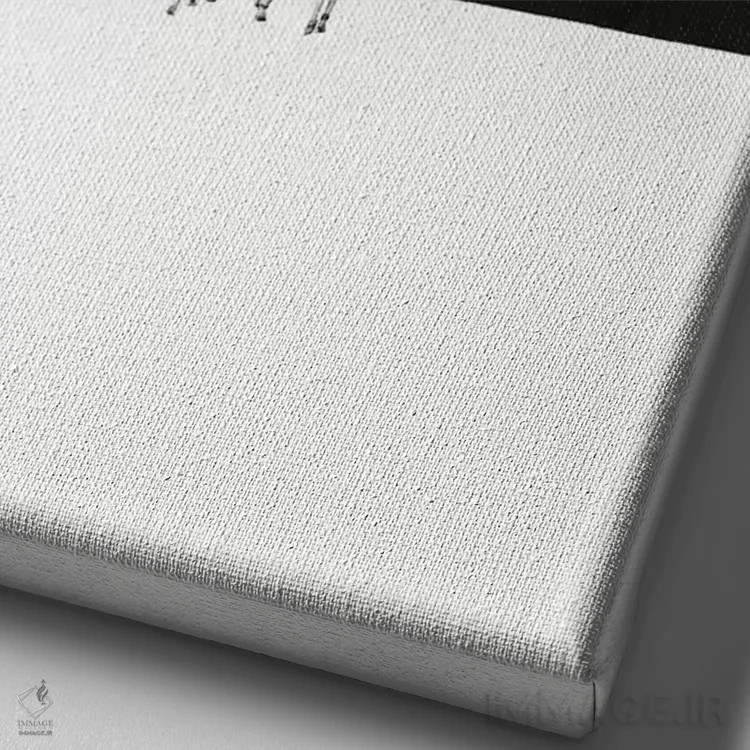 تابلو دکوراتیو دشت پهناور باز اثر ریچارد وروجز - نمای نزدیک بافت بوم