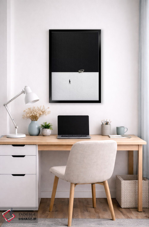 تابلو مینیمال لب ساحل اثر ریچارد وروجز - D6B