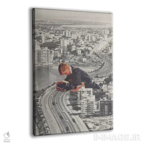 تابلو دکوراتیو گشت زنی اثر ریچارد وروجز - نمای پرسپکتیو محصول