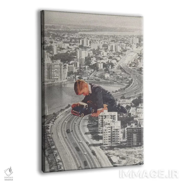 تابلو دکوراتیو گشت زنی اثر ریچارد وروجز - نمای پرسپکتیو محصول