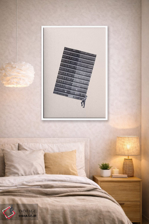 تابلو مینیمال وزن اثر ریچارد وروجز - D1W