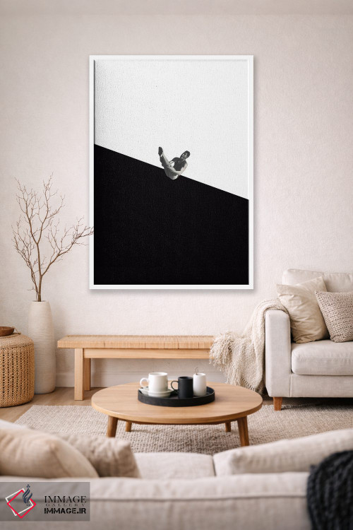 تابلو دکوراتیو غواص سیاه اثر ریچارد وروجز - D1W