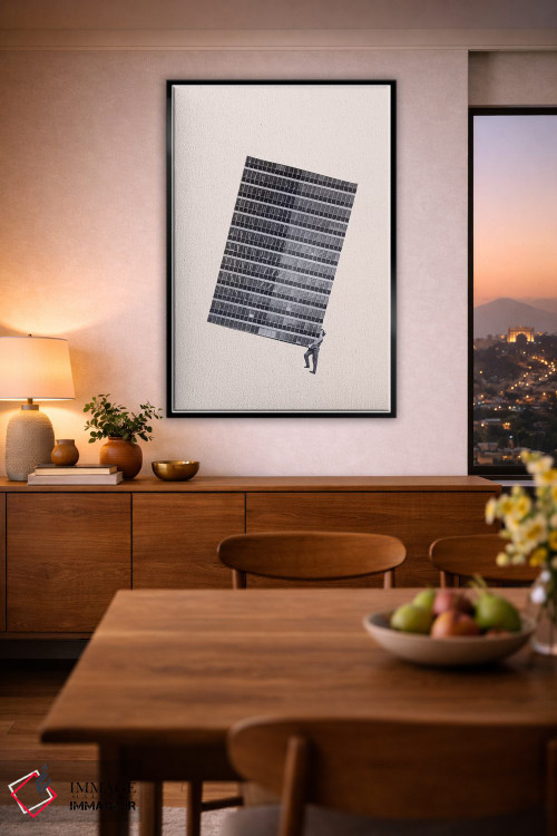 تابلو مینیمال وزن اثر ریچارد وروجز - D2B