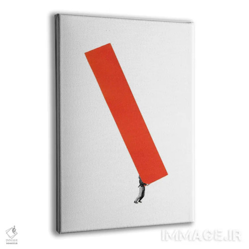 تابلو مینیمال ساخت و ساز سنگین اثر ریچارد وروجز - نمای پرسپکتیو محصول