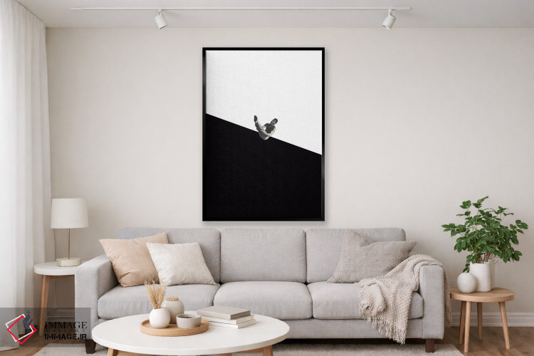 تابلو دکوراتیو غواص سیاه اثر ریچارد وروجز - D2B