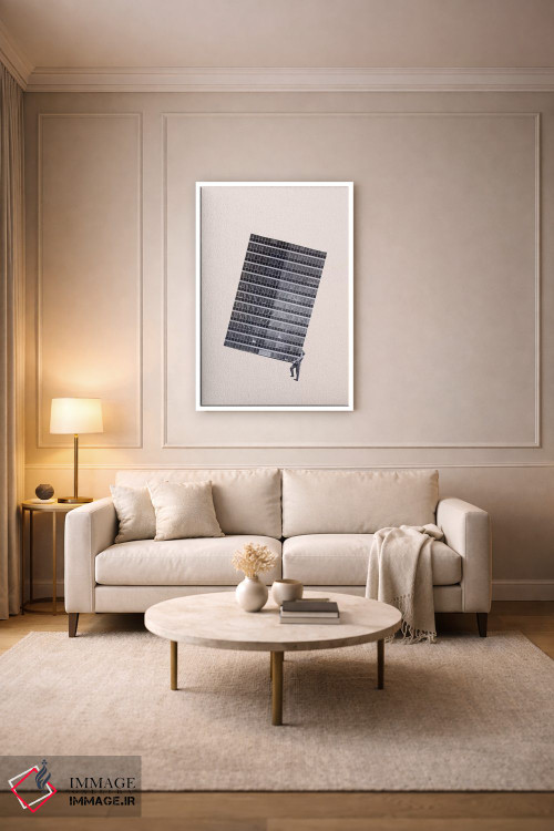 تابلو مینیمال وزن اثر ریچارد وروجز - D3W