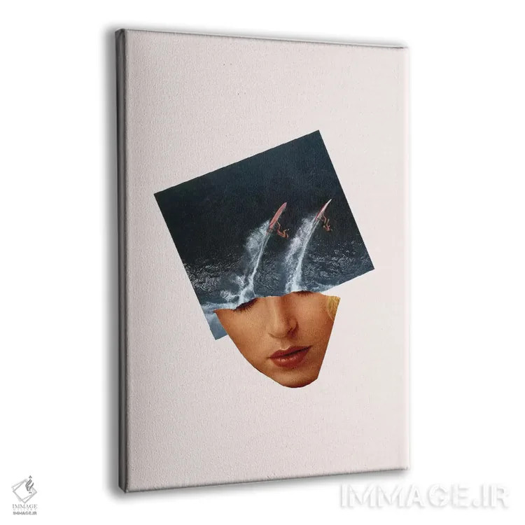 تابلو دکوراتیو موج سواری بالا می گیرد اثر ریچارد وروجز - نمای پرسپکتیو محصول