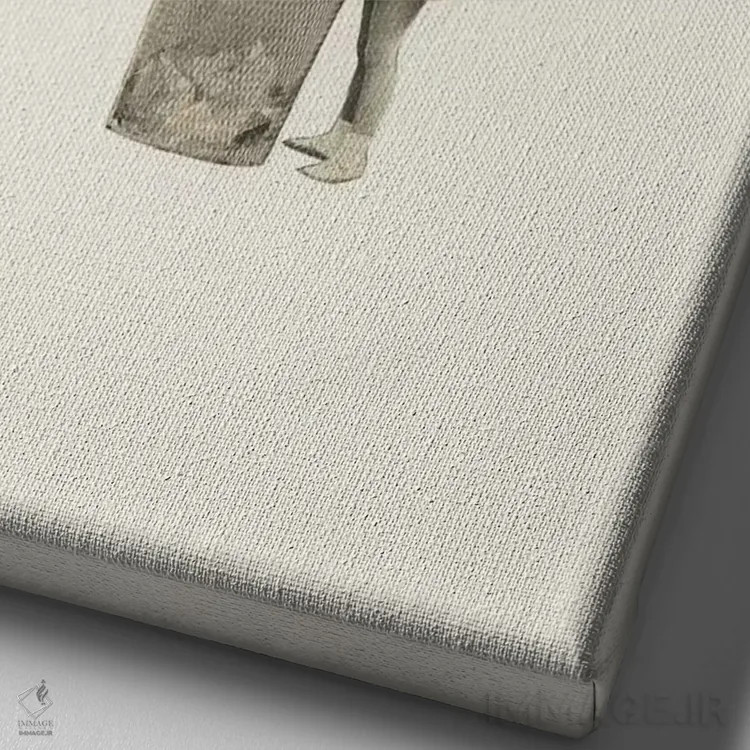 تابلو دکوراتیو اشیا گم شده و پیدا شده اثر ریچارد وروجز - نمای نزدیک بافت بوم