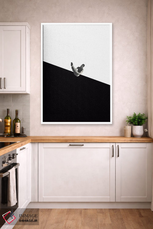 تابلو دکوراتیو غواص سیاه اثر ریچارد وروجز - D3W