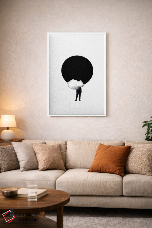 تابلو مینیمال کسوف اثر ریچارد وروجز - D2W